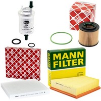 Filter Set Kraftstoff- ÖL- Luft- Innenraum- FüR Skoda Fabia I VW Polo 1.2 54 PS