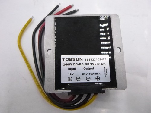 Convertidor de voltaje DC Boost 1224C240Z YSE 12V a 24V transformador de fuente de alimentación - Imagen 2 de 3