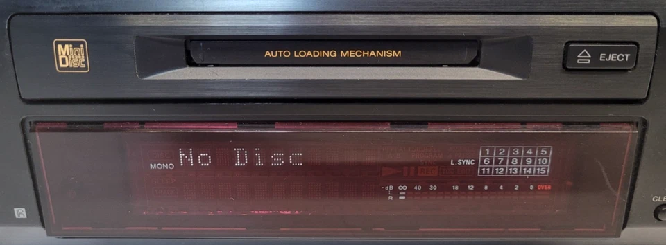 Sony MDS-JE520 MiniDisc Deck Black C13 Error unit is unable to read the Minidisc - Image 4 of 4