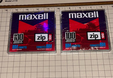 LOT OF 2 Maxell ZIP PC 100MB for iomega ZIP Disk Drives NEW SEALED