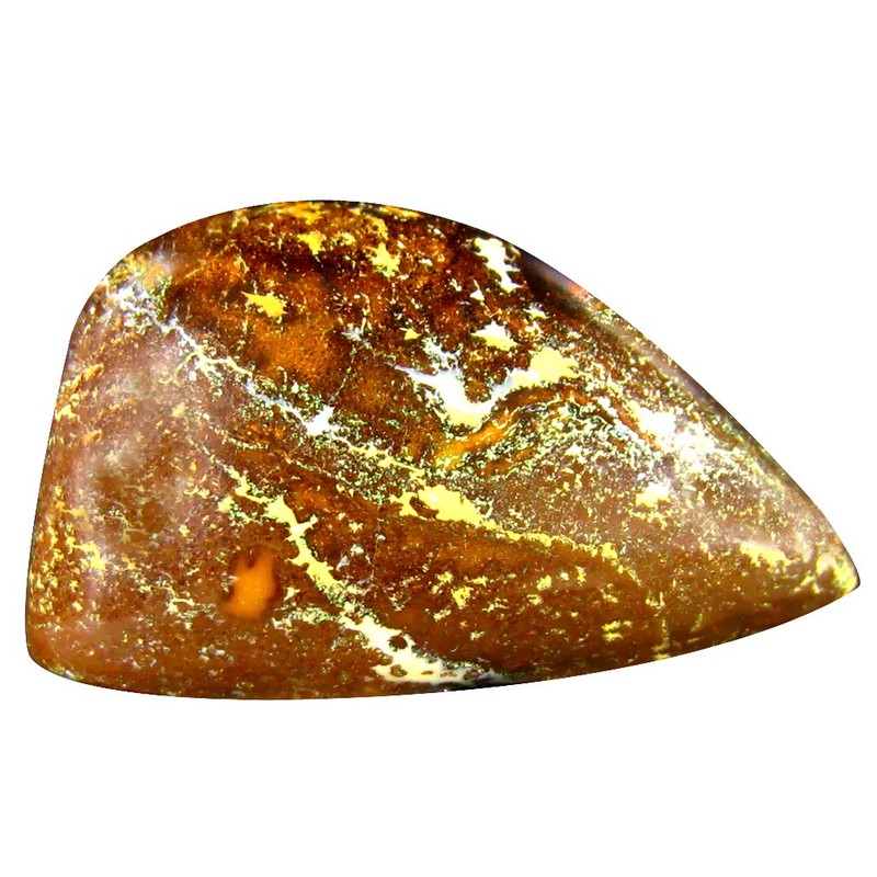 18.07 ct  Fancy Cabochon Shape (26 x 15 mm)  Australian Koroit Boulder Opal