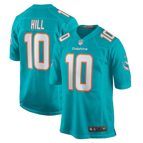 Tyreek Hill Miami Dolphins Nike Game Jersey Mens XL Aqua New With Tags WR Chiefs