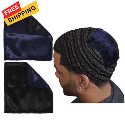 2 Pcs Double Layer Crown Patch for Waves,Wave One Size, Black+Navy