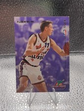 1995-96 Fleer Larry Johnson Detlef Schrempf NBA All Stars #8 Hornets