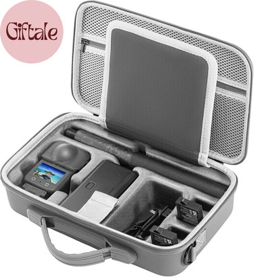 Osmo 360 Carrying Case, PU Leather Storage Case, Travel Portable Shoulder Bag fo