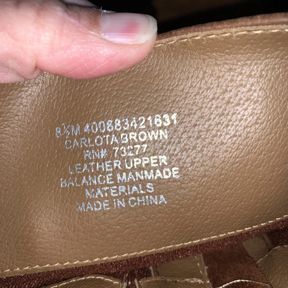 Botas de cuero para mujer 8,5 Carlotta marrón Rn#73277 Foto 3 de 3