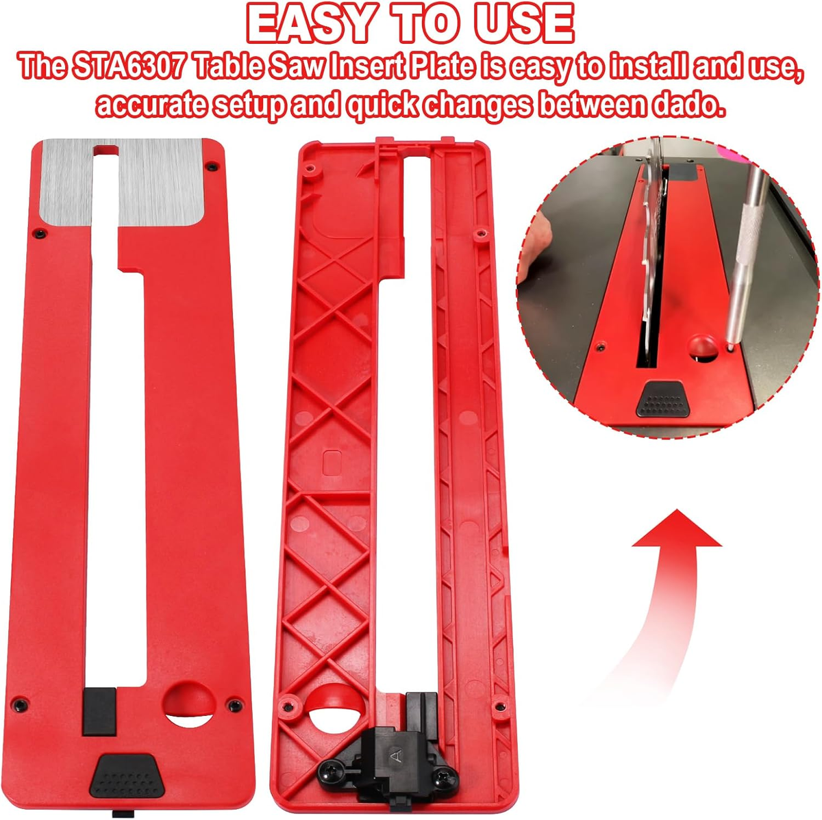 STZ6307 Zero Clearance Insert Plate and STA6307 Dado for SKIL 10