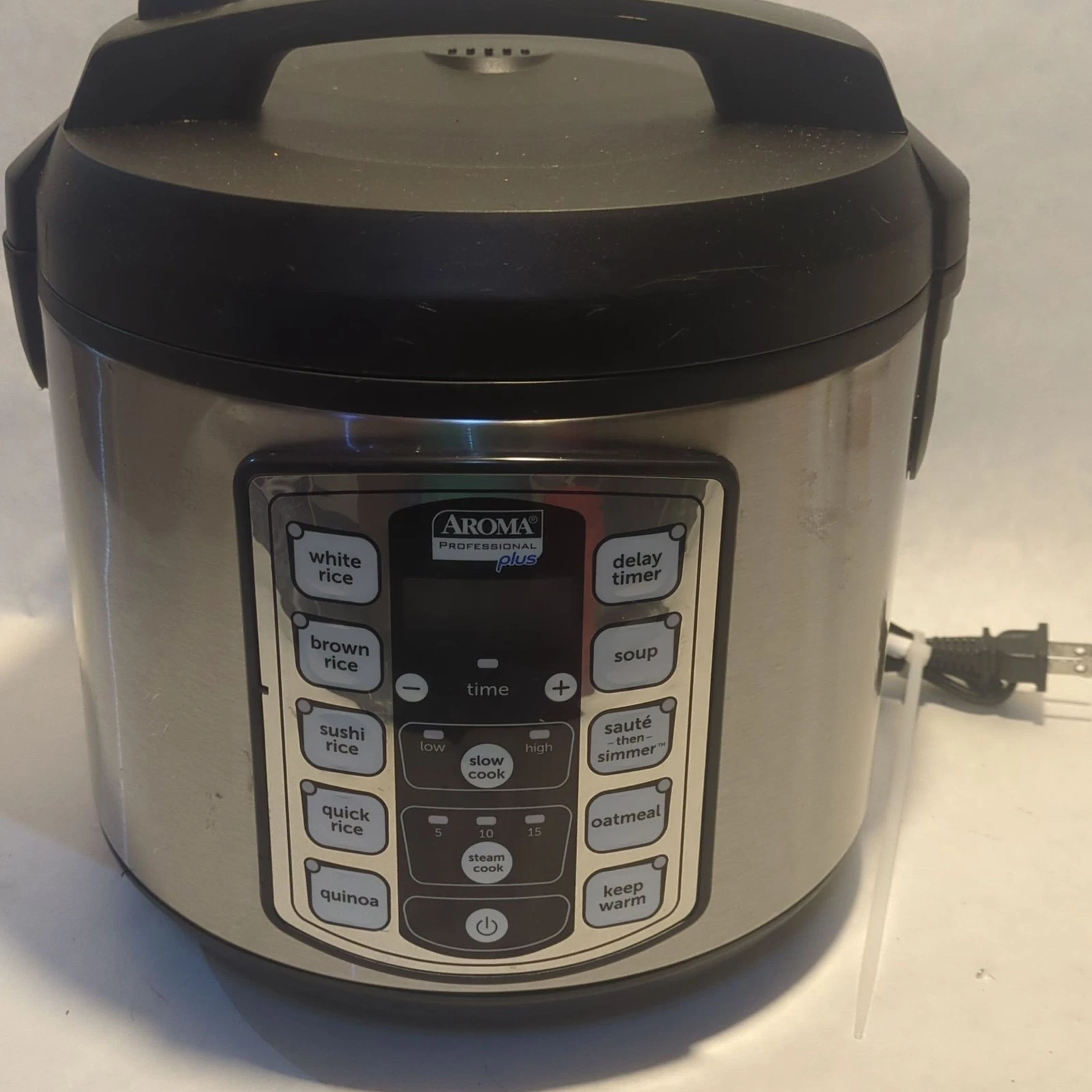 Aroma Professional Plus 20-Cup Digital Rice Cooker and Multicooker ARC-5000SB