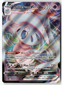 hatterene vmax pokemon card value V & - 066/159 - Crown Zenith placed immediately into protective sleeves Hatterene VMAX Price & Card
