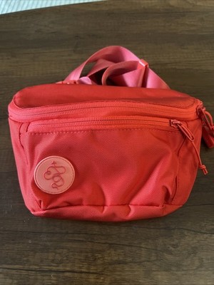 NWOT Baboon To The Moon: 3L Red Fanny Pack / Belt Bag Cordura Brand Fabric