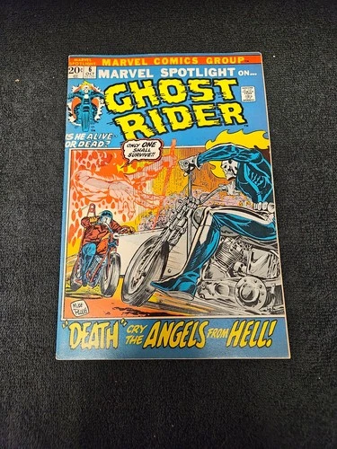 1972 MARVEL COMICS MARVEL SPOTLIGHT #6 2ND APP GHOST RIDER FN+ VINTAGE KEY ISSUE