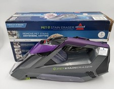 BISSELL Pet Stain Eraser Advanced Cordless Carpet Cleaner 2054 with detergent