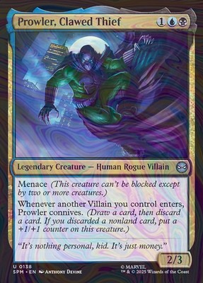Foil Prowler, Clawed Thief - Marvel's Spider-Man - 138 | MTG Card