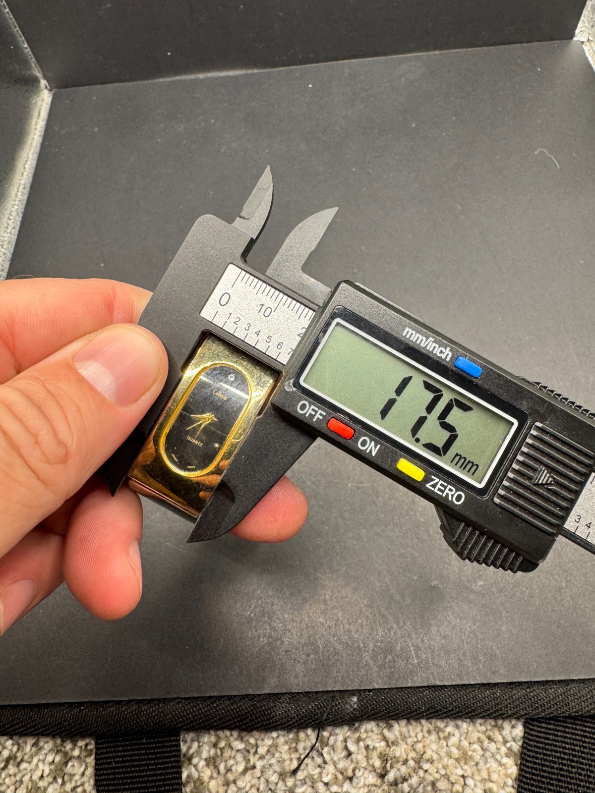 Collezio Diamond Analog Rectangular Two Tone Blac… - image 9