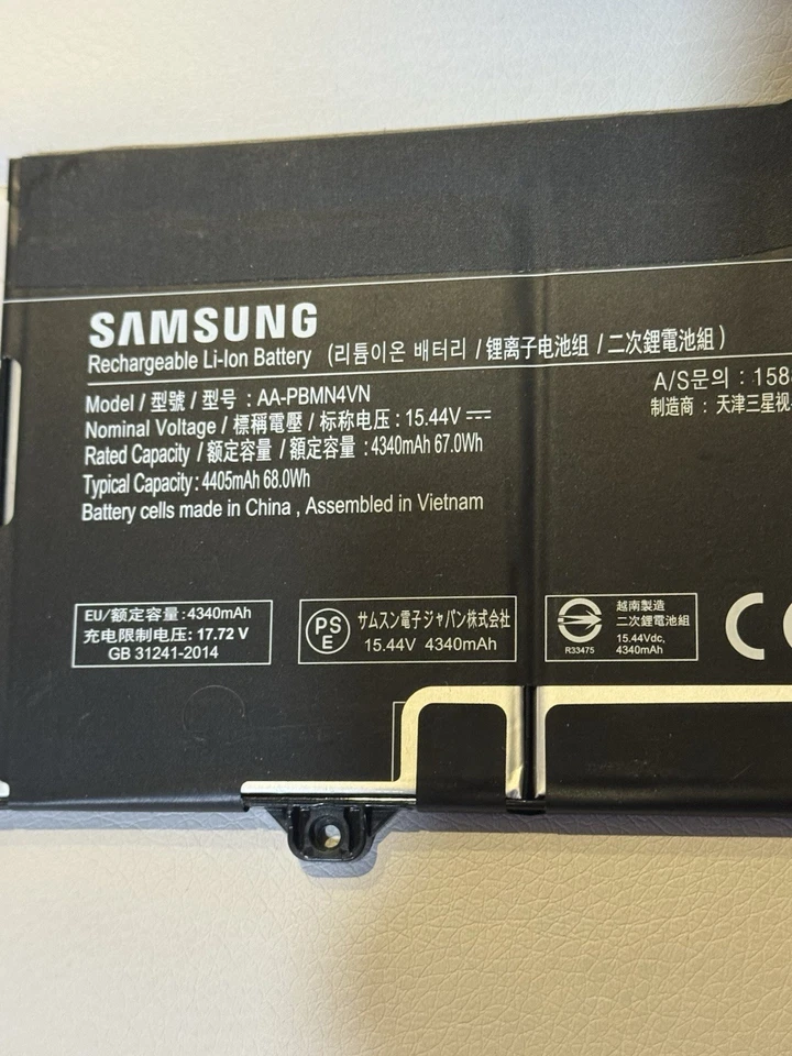 Batería Original Samsung Galaxy Book Pro 360 AA-PBMN4VN PARA REPUESTOS (No Probada) Foto 2 de 2