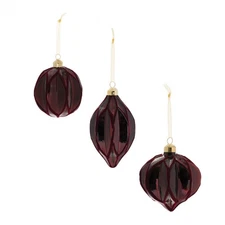 Melrose Velvet Glass Ornament (Set of 6)