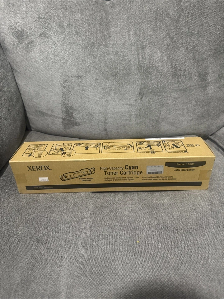 Xerox Phaser 6700 Toner CYAN HIGH CAPACITY Genuine OEM NEW - Image 3 of 4