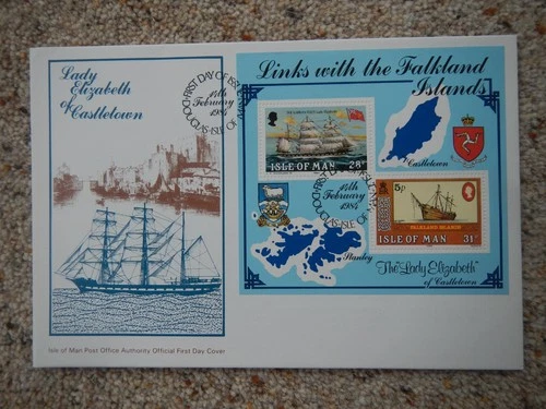 GB  Isle of Man FDC Links with the Falkland Islands.