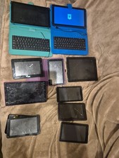 LOT 10 TABLET  2 Keyboards, Mixed Brands / Models - For Parts Or Repair Bundle
