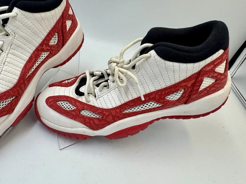 Nike Air Jordan 11 Retro Low IE Rosso Bianco Sneakers 919713 101 GS Youth Taglia 6Y