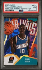 2025-26 Topps Finest - Arrivals Khaman Maluach #A-10 Purple X-Fractor /125 (RC)