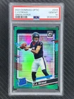 2023 Panini Donruss Optic Rated Rookie C.J. Stroud #244 Green Hyper Prizm PSA 10