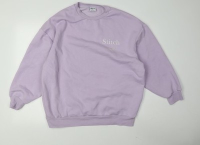 Womens UK S Regular Disney Purple Pullover Sweatshirt