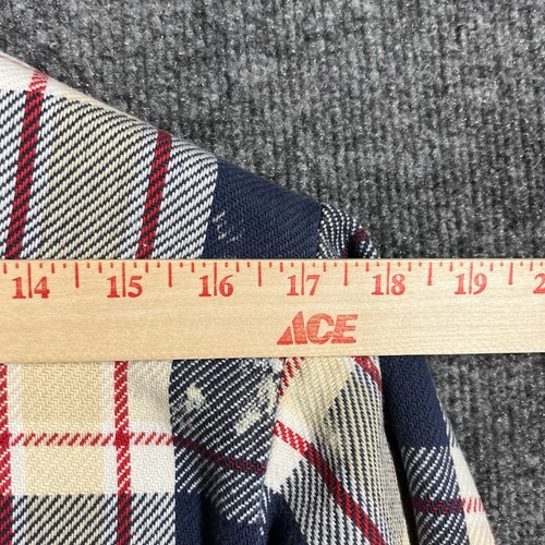 VINTAGE 70s 80s Big Mac Flannel Shirt Mens Size Medium Cotton Heavy Sanforized - Picture 22 of 24