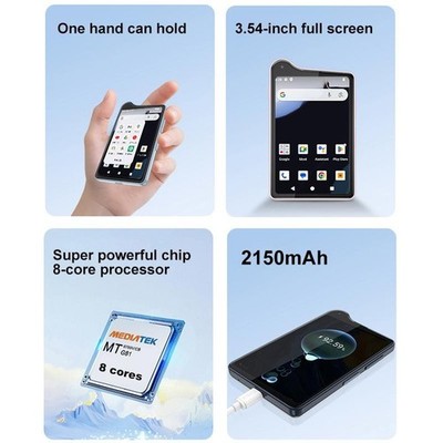 スマホアクセサリー DuoQin Qin K25 DUOQIN - NEW MODEL - QIN K25 | Android 14 | Touchscreen 3.5