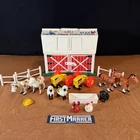 1973 Fisher-Price Play Family Farm Barn Little People Playset Barn Vintage