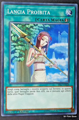 VERBOTENE LANZE auf Italienisch - gemeinsames Deck YUGIOH Forbidden Lance