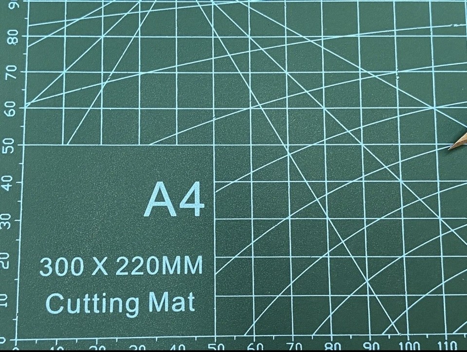 Modeler’s Craft Tool Bending CUTTING MAT (A4 SIZE/GREEN) For Model ...
