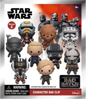 *NEW* Star Wars The Bad Batch 2 3D Foam Collectible Bag Clip (1 Blind Bag)