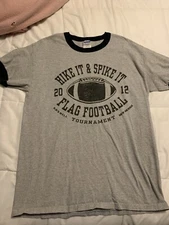 2012 Hike It & Spike It Flag Football Shirt Medium Roswell New Mexico Alien