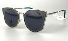 True Religion Sunglasses mod. TR4156 SLV Silver Mirrored Cat Eye New $125