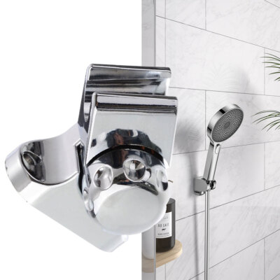 Universal Shower Head Holder Chrome Bathroom Bracket Home Wall Mount ...