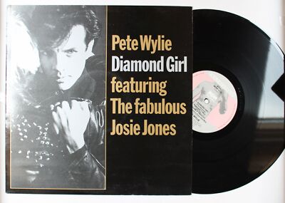 Pete Wylie Diamond Girl UK 12in Maxi 1986 Top! Wah! Indie New Wave