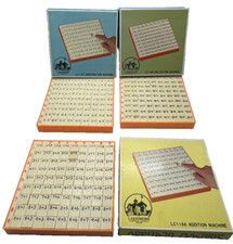 3 Vintage Lakeshore Addition Subtraction Division Manual Machine Japan READ