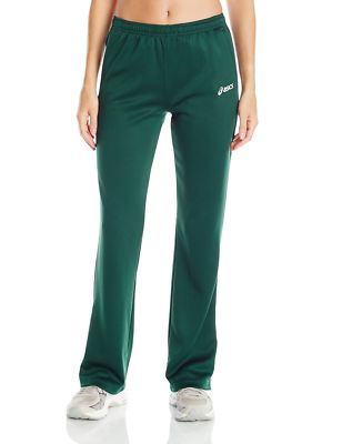 ASICS Womens Cali Pant, Forest Green/White, XX-Large