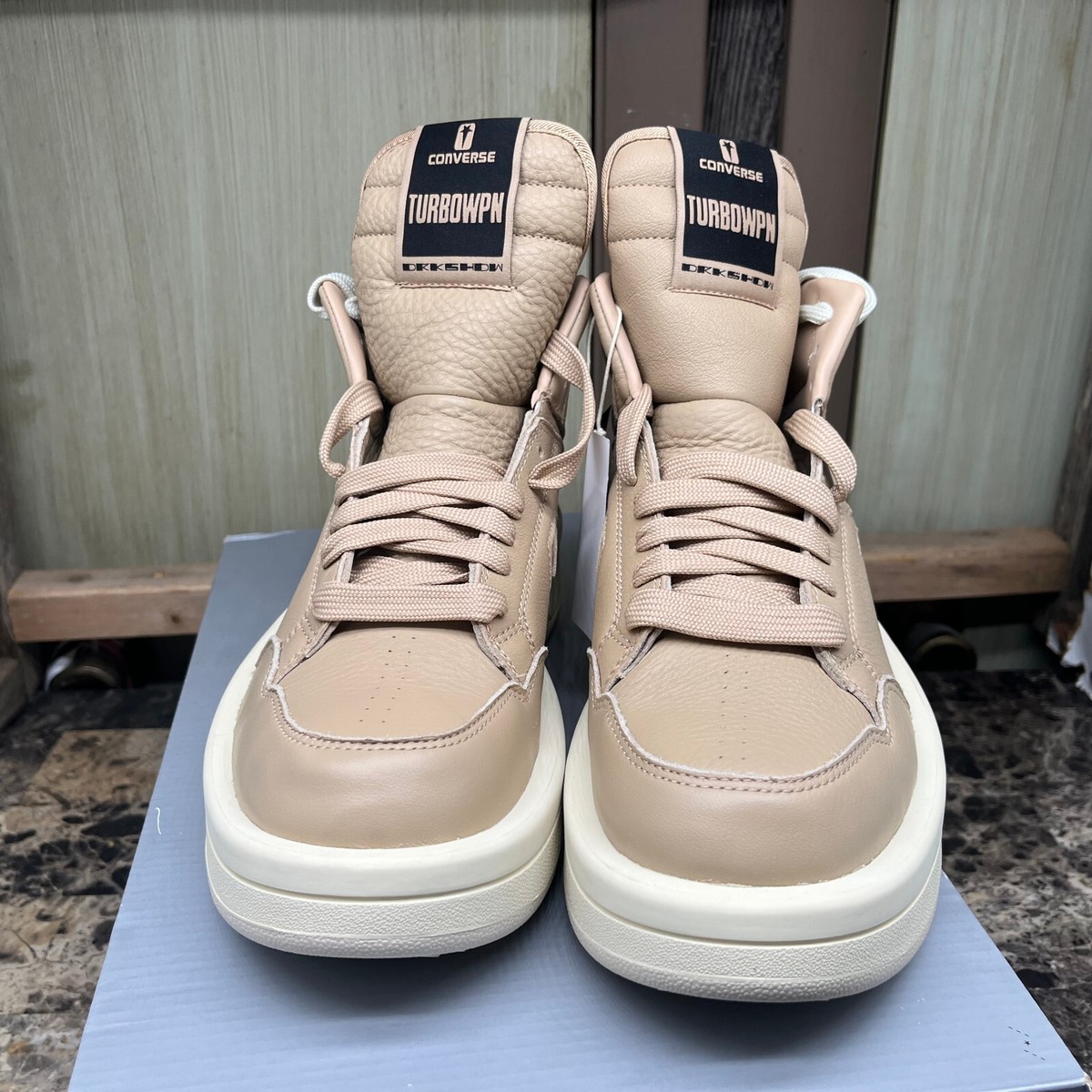 Converse x DRKSHDW TURBOWPN Rick Owens 'Cave Stone' Men's Converse x DRKSHDW TURBOWPN Rick Owens 'Cave Stone' Men's