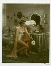 LK1-43 Movie Star MARY CHARLOTTE WILCOX PLAYBOY LAYOUT April 1974 8x10 POLAROID