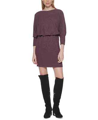 blouson knit dress Cupshe Women's Cozy Emerald Green Knit Blouson Sleeve Sweater Dress : Target
