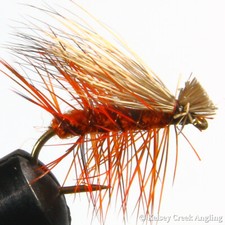 1 Dozen (12) Elk Hair Caddis Brown & Olive, dry fly, trout fly