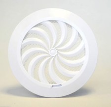 Circle Air Vent Grille 100mm 4" with Shutter Round Ducting Ventilation Cover T95