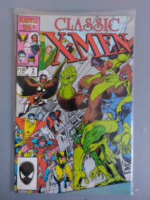 COMIC - Marvel Classic X-Men #2 Oct 1986 Modern Age Claremont ,WEIN 