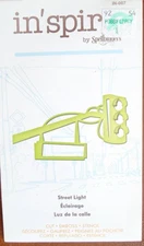 Traffic Street Light  In'spire by Spellbinders Metal Die Cut Emboss Stencil Thin