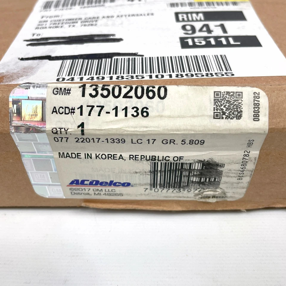 New ACDelco Genuine GM Front Disc Brake Rotor 13502060 Chevy Trax Buick Encore Foto 4 de 4