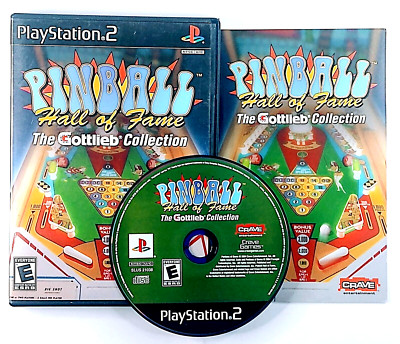 Pinball Hall Of Fame Gottlieb Collection PS2 PlayStation 2 Complete