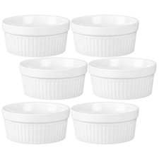 6 Pcs Tazza Di Budino Ceramica Ciotole Per Condimenti Coppa Da Dessert Tazze