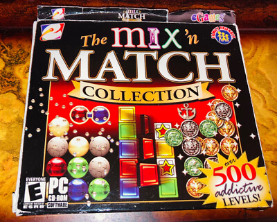 The Mix N Match Collection Puzzle Action Cd-ROM Software PC Video Game EGames US